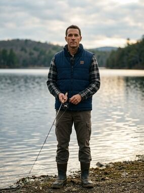Field & Stream Navy Quilted Insulated Vest